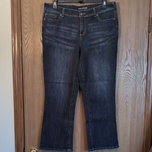 Maurices Dark Indigo Boot Cut Jeans